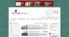Desktop Screenshot of objekty.reality-roznava.eu