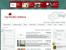 Tablet Screenshot of byty.reality-roznava.eu