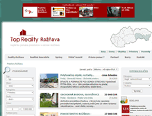 Tablet Screenshot of priestory.reality-roznava.eu